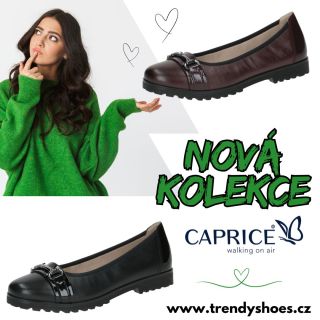 ✨ Novinka, která rozzáří každý krok! Dámské kožené balerínky CAPRICE – elegantní, pohodlné a neodolatelně stylové 💃 🖤...