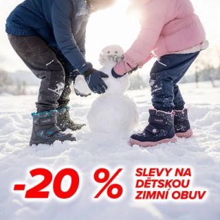 🖤❄️ BLACK FRIDAY – 20 % NA DĚTSKÉ ZIMNÍ BOTY! 👧👦✨ 🗓️ do 30.11.2025 Black Friday je tady a vy můžete pořídit dětské zimní...